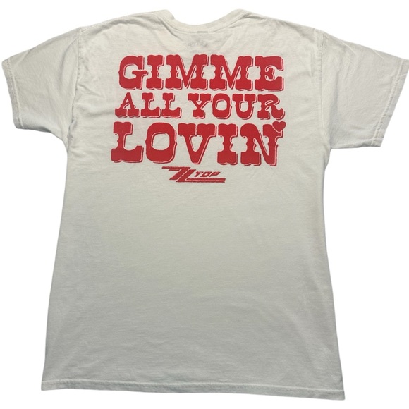 ZZ TOP MERCH GIMMIE ALL YOUR LOVIN TEE SHIRT - Picture 1 of 4
